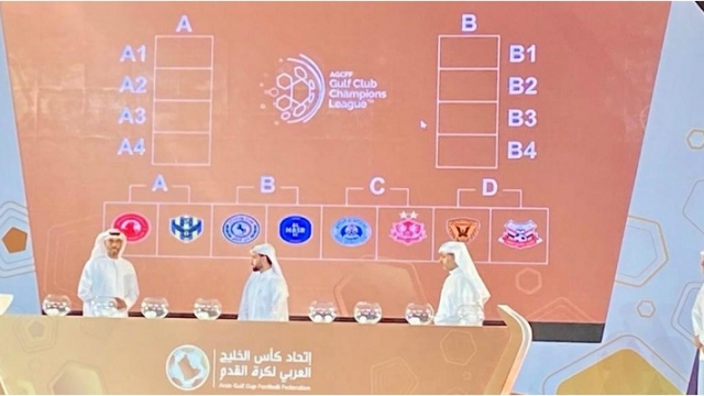 نتائج قرعة دوري أبطال الخليج للأندية 2025