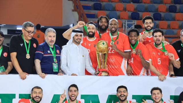 العربي القطري يحصد لقب البطولة العربية للأندية لكرة السلة