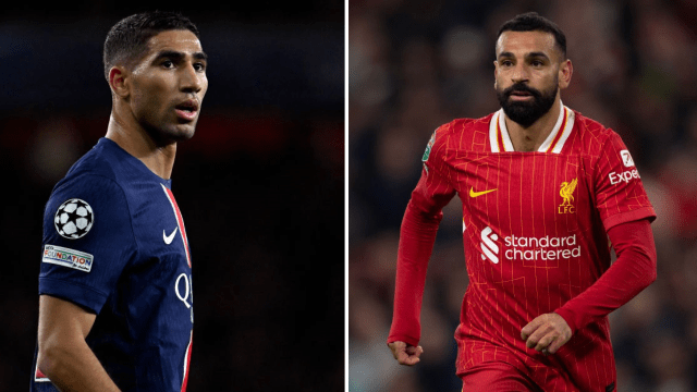 حكيمي يتفوق على صلاح.. ترتيب أغلى 5 لاعبين عرب في العالم
