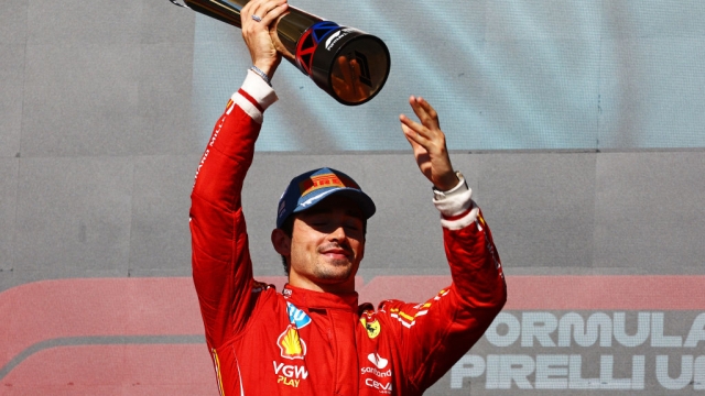 شارل لوكلير يحصد جائزة الولايات المتحدة للفورمولا 1