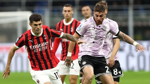 ميلان يتجاوز عقبة أودينيزي في ليلة بكاء تامي أبراهام